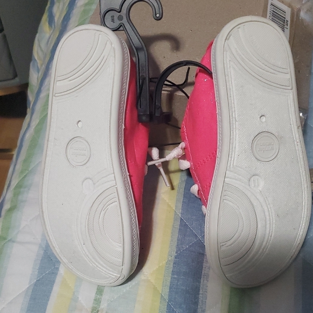 Wonder Nation Pink and Blue Kids Sneakers - Picture 5 of 6